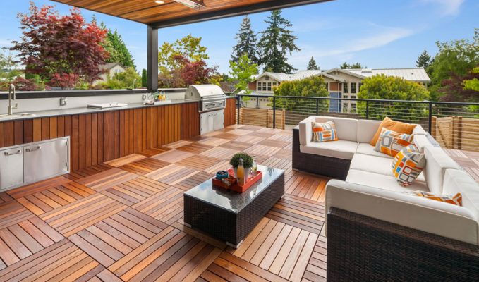 Modern Kitchen Rooftop - Seattle